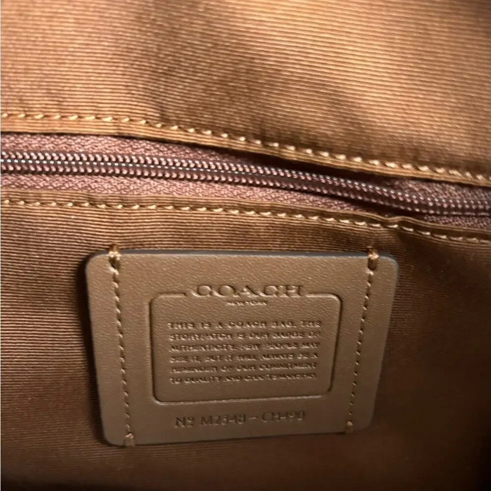 NWT Coach Mini Darcie Carryall Bag In Colorblock Signature Canvas Purse980